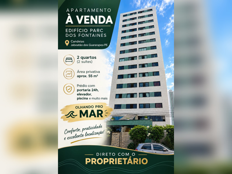imóvel com 55m² - Candeias - Jaboatao dos Guararapes