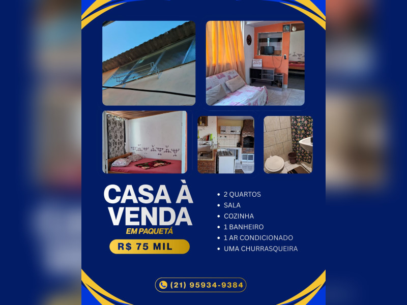 imóvel com 50m² - Paquetá - Rio de Janeiro