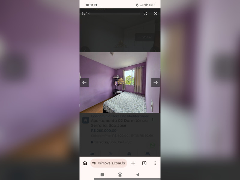 imóvel com 42m² - Serraria - São José