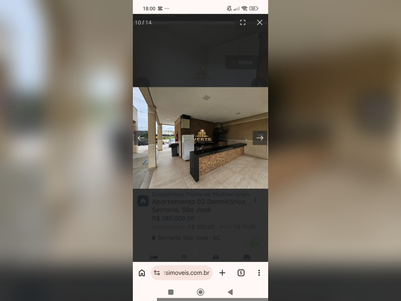 imóvel com 42m² - Serraria - São José