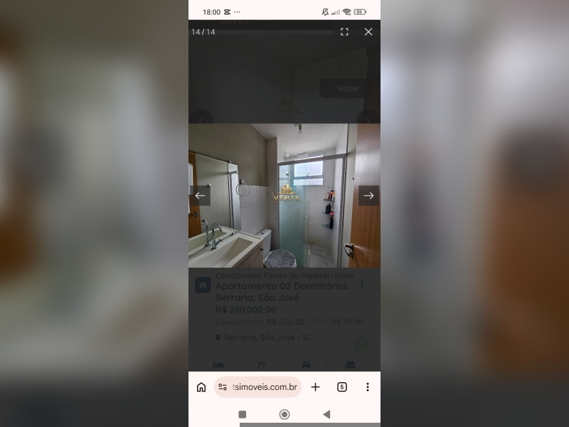 imóvel com 42m² - Serraria - São José