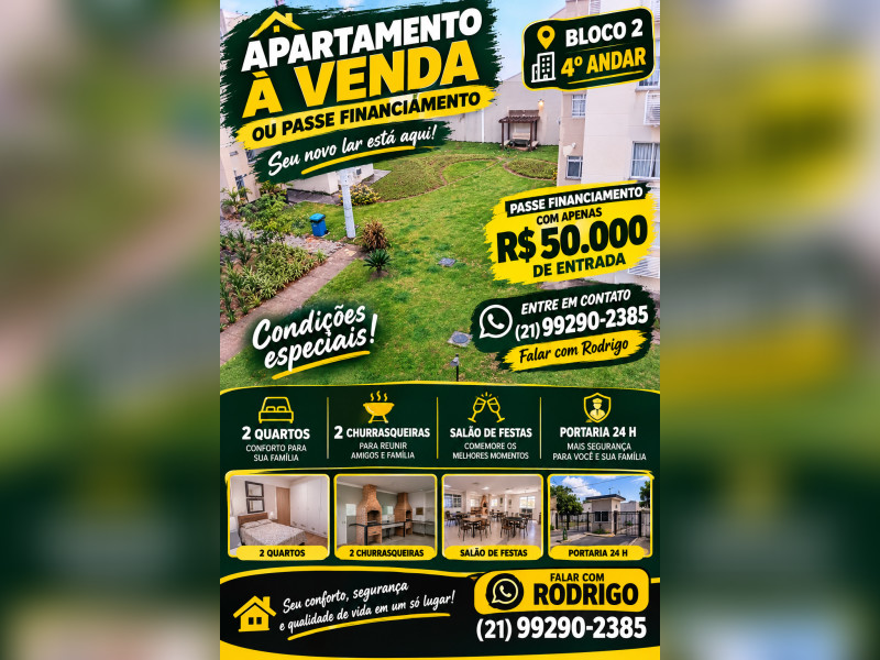 imóvel com 50m² - Campo Grande - Rio de Janeiro