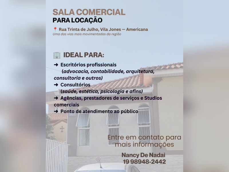 imóvel com 22m² - Centro - Americana