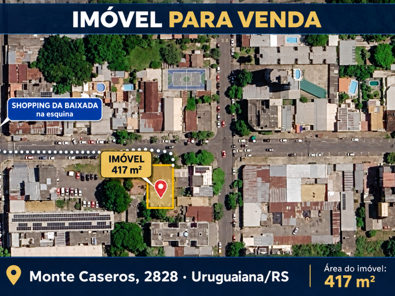 imóvel com 417m² - Centro - Uruguaiana