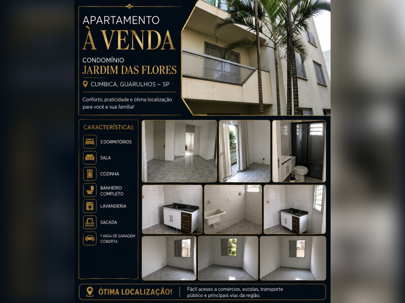 imóvel com 68m² - Jardim Cumbica - Guarulhos