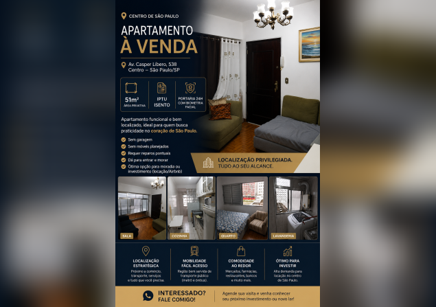 imóvel com 51m²