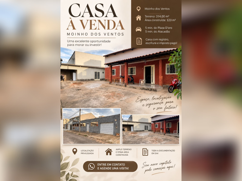 imóvel com 319m² - Moinho dos Ventos - Goiânia