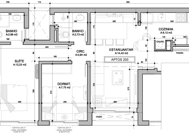imóvel com 59m²