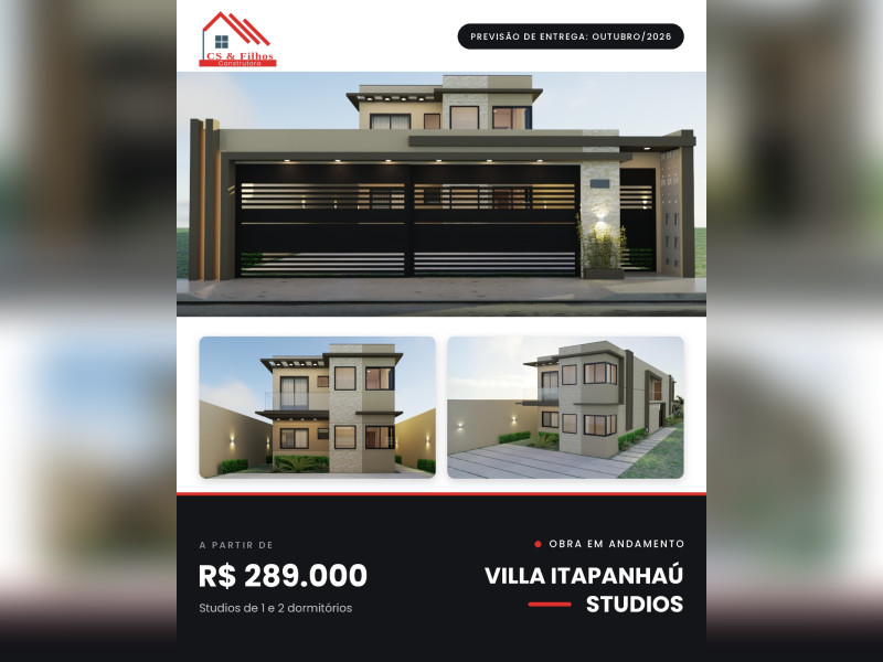 imóvel com 38m² - Centro - Bertioga