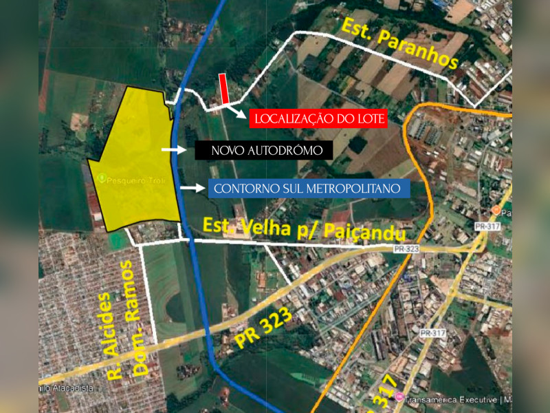 imóvel com 24200m² - Jardim Ouro Cola - Maringá