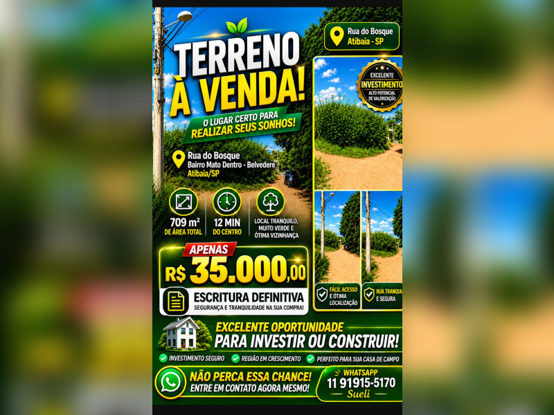 imóvel com 709m² - Atibaia Belvedere - Atibaia