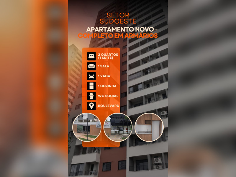 imóvel com 58m² - Setor Sudoeste - Goiânia