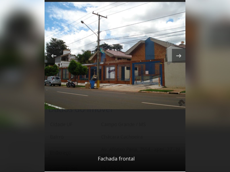 imóvel com 36m² - Chácara Cachoeira - Campo Grande