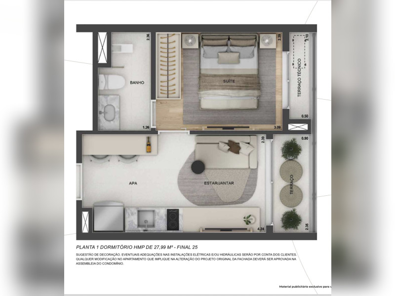 imóvel com 27m² - Vila Mariana - São Paulo