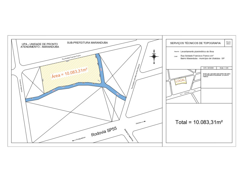 imóvel com 10083m² - Maranduba - Ubatuba