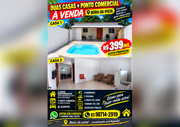 imóvel com 200m²