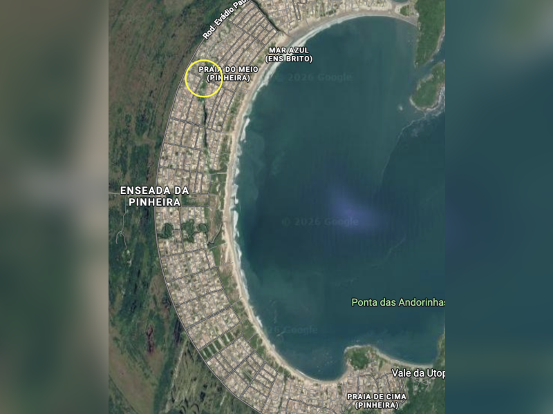imóvel com 10000m² - Enseada da Pinheira - Palhoça