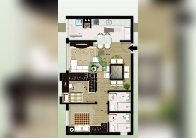 imóvel com 68m²